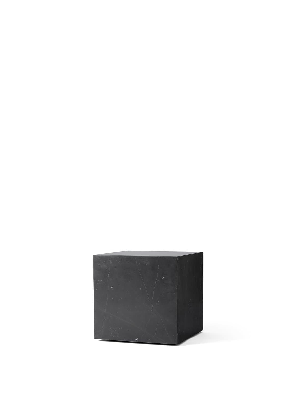 Table d'appoint, cube en marbre de Norm Architects - Marbre Nero Marquina