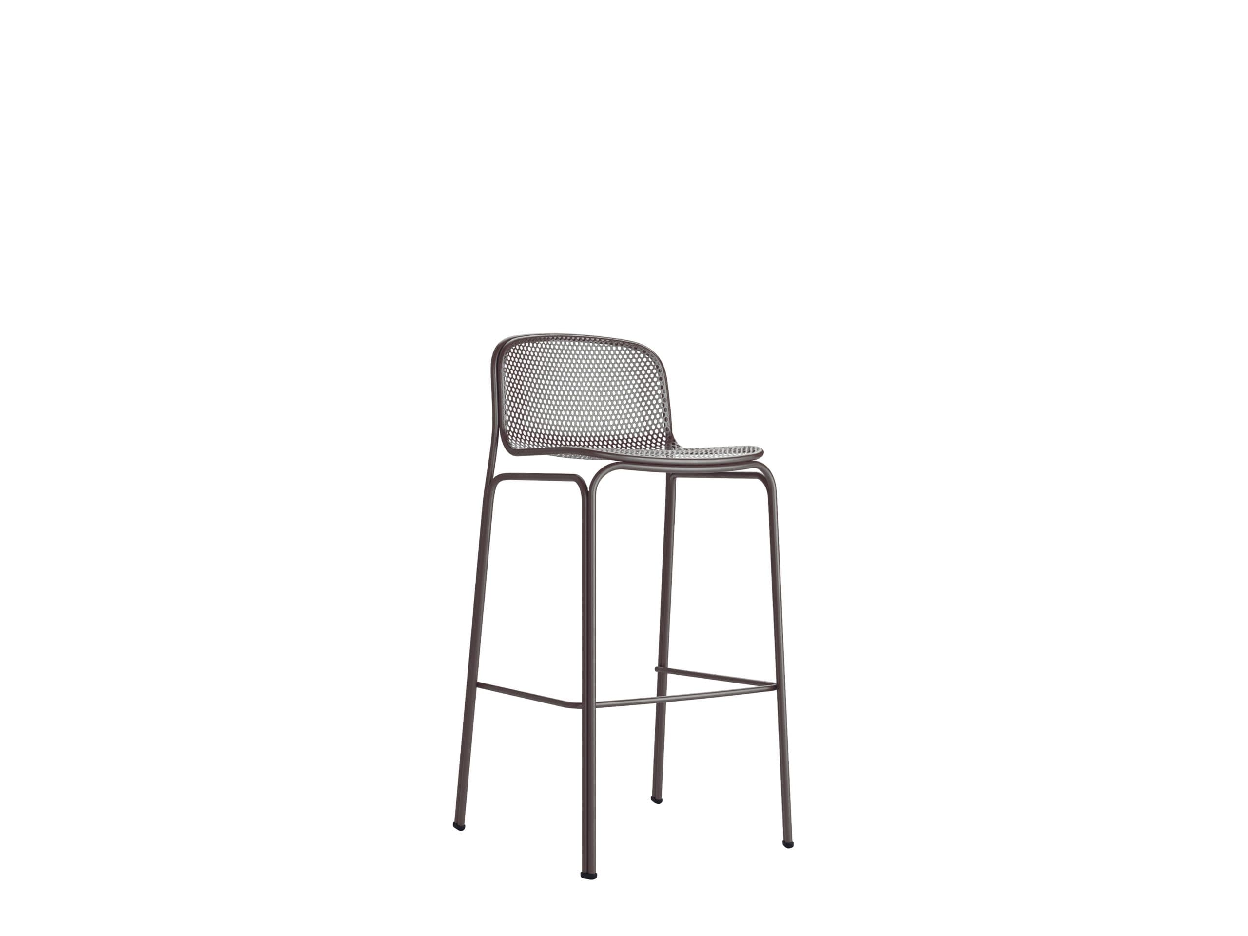 Tabouret VILLA (lot de 2) - gris foncé