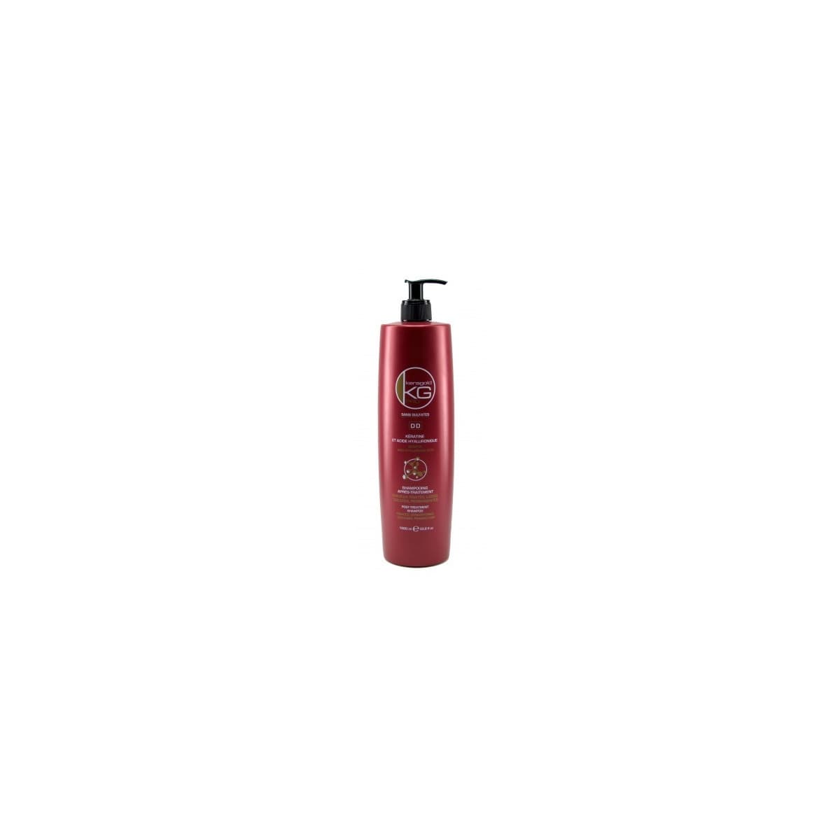 Shampoing kératine et acide hyaluronique 500 ml
