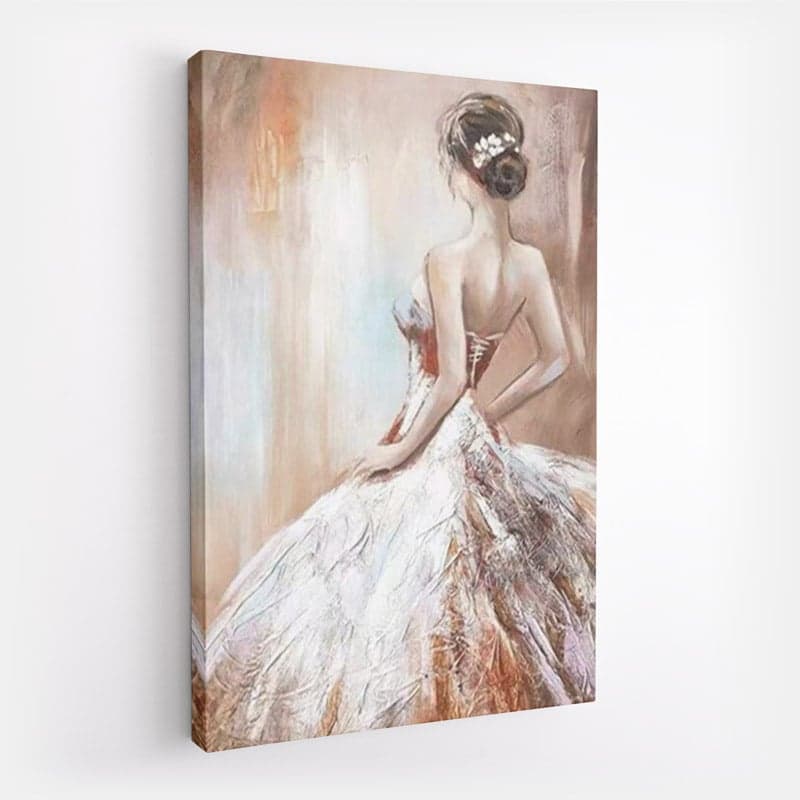 Peinture Danseuse Classique Toile seule 90x120cm