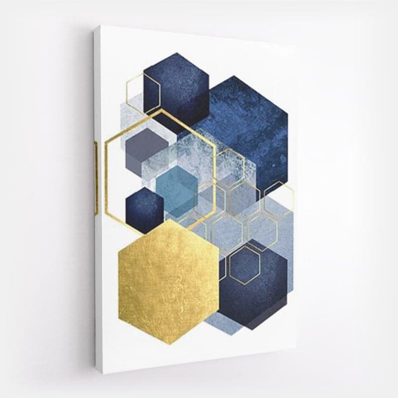 Peinture Abstraite Géométrique Toile seule 60x90cm