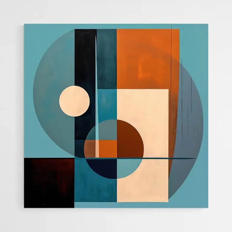 Tableau Abstrait Design Tableau sur aluminium 20x20