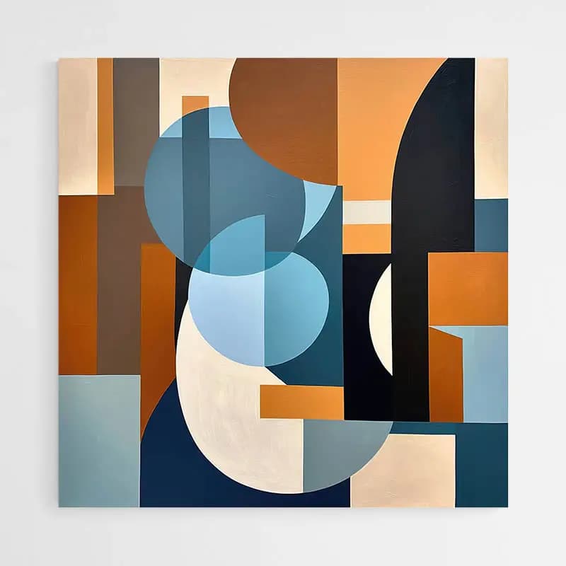 Tableau Coloré Design Tableau sur aluminium 20x20