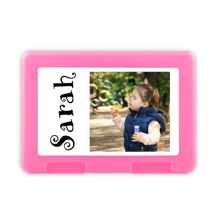 Boßte à goûter personnalisable avec une photo et un prénom