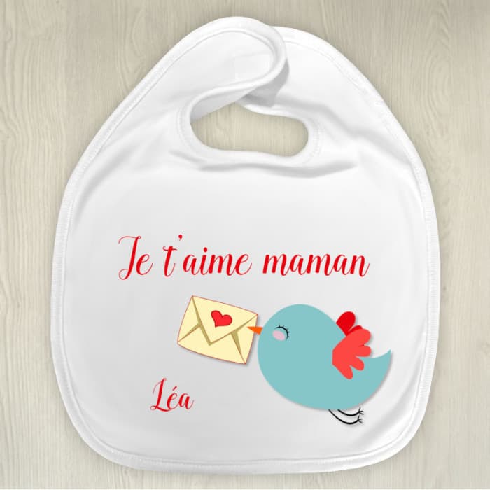 Bavoir personnalisable modèle maman