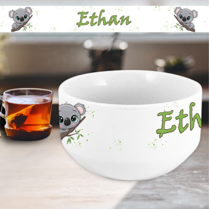 Bol personnalisable avec un prénom modÚle koala