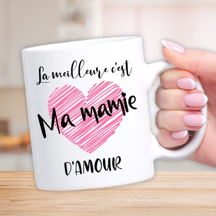 Mug personnalisé pour un cadeau original à votre mamie