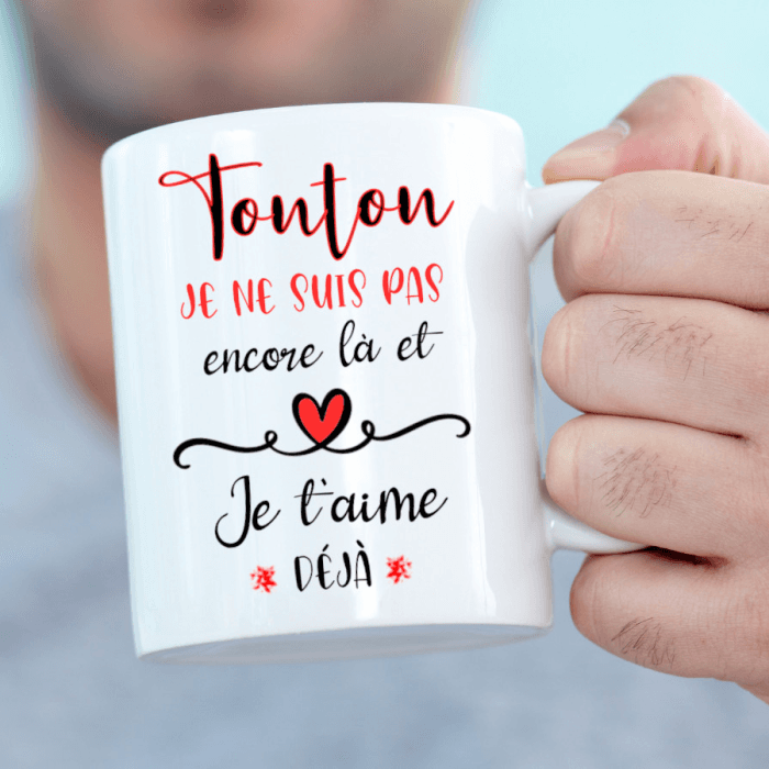 Mug personnalisé pour annonce grossesse futur tonton