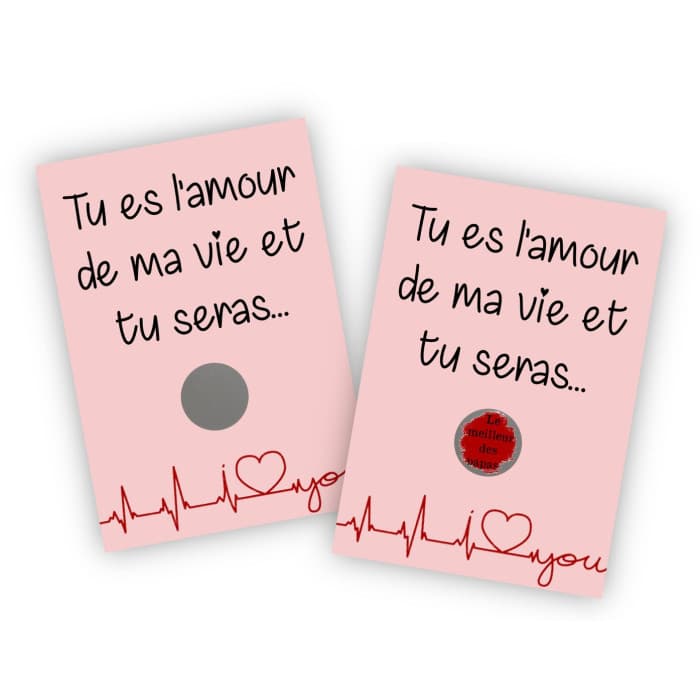 Carte à gratter personnalisée – "Tu vas être papa" pour une annonce de grossesse originale