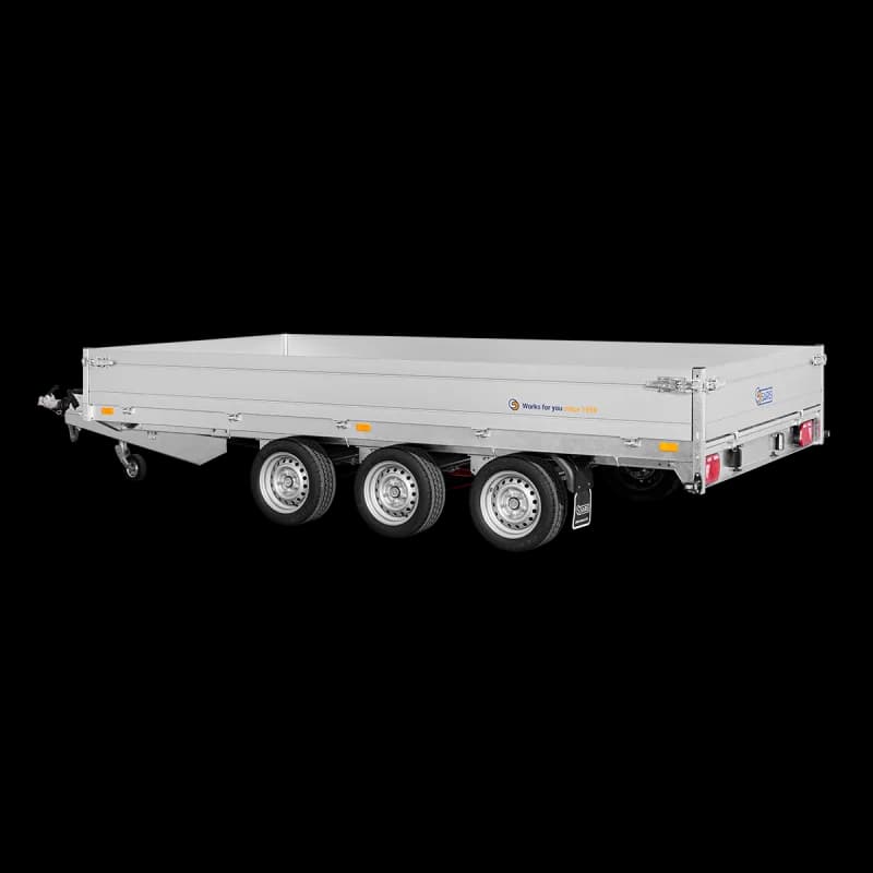 Anhänger absenkbare Plattform 406 x 204 cm – PTAC 3500 kg – Saris