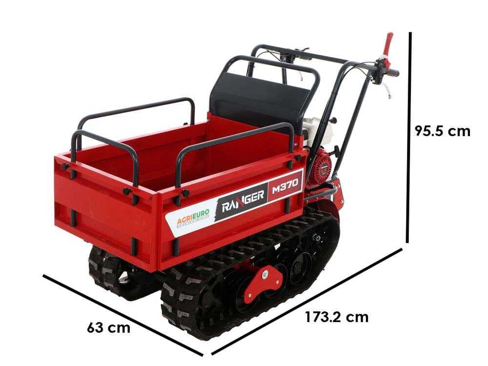 Auziehbarer Raupendumper Ranger M370-E – Honda Motor GX160