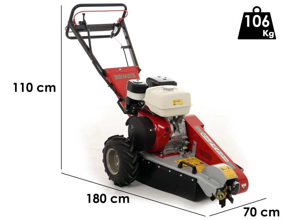 Benassi FR280 – Baumstumpffräse – Honda-Motor GX390 – Schneidegerät mit 12 Hämmern