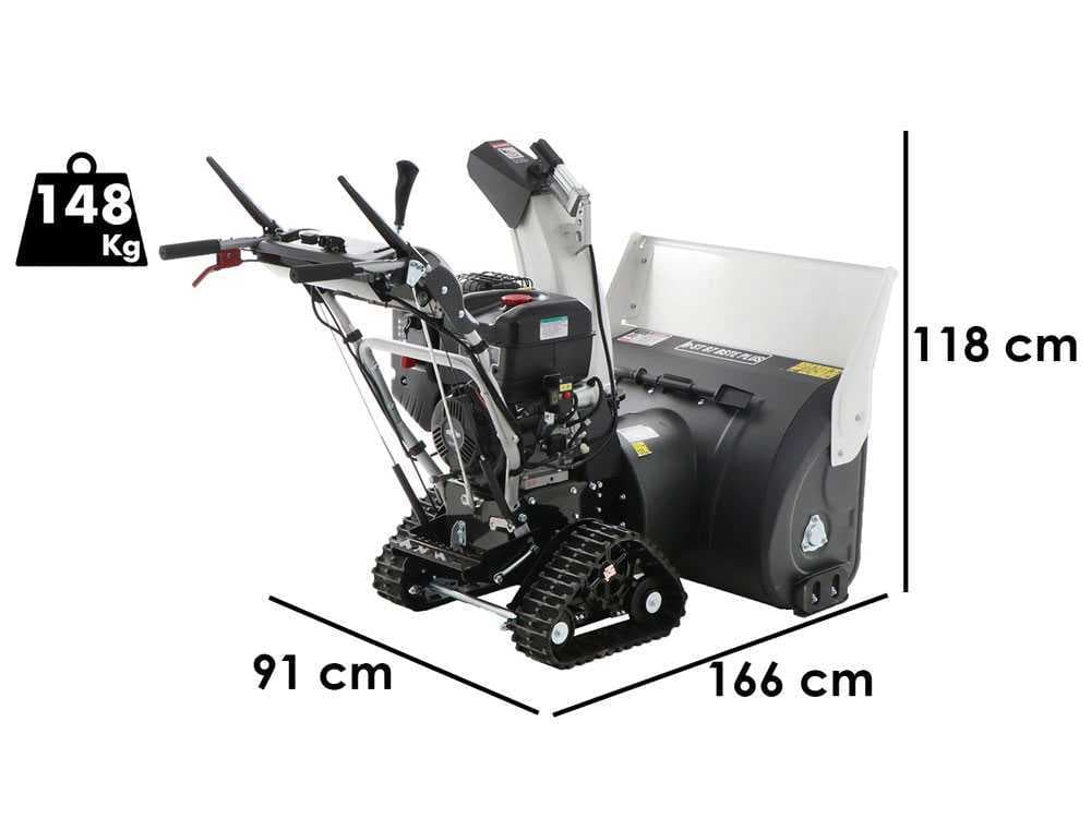 BlackStone B-ST 87 BSTE PLUS – Benzin-Schneefräse – Raupenantrieb – B&S 2100