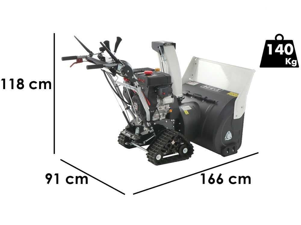 BlackStone B-ST 87 LTE – Benzin-Schneefräse – Raupenantrieb – Loncin 190F(D)S
