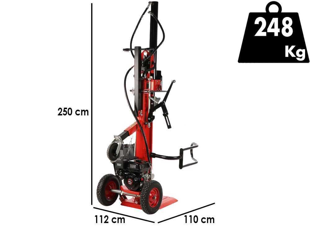 Blue Bird LSE 22000 – Stehender Benzin Holzspalter – Loncin 302