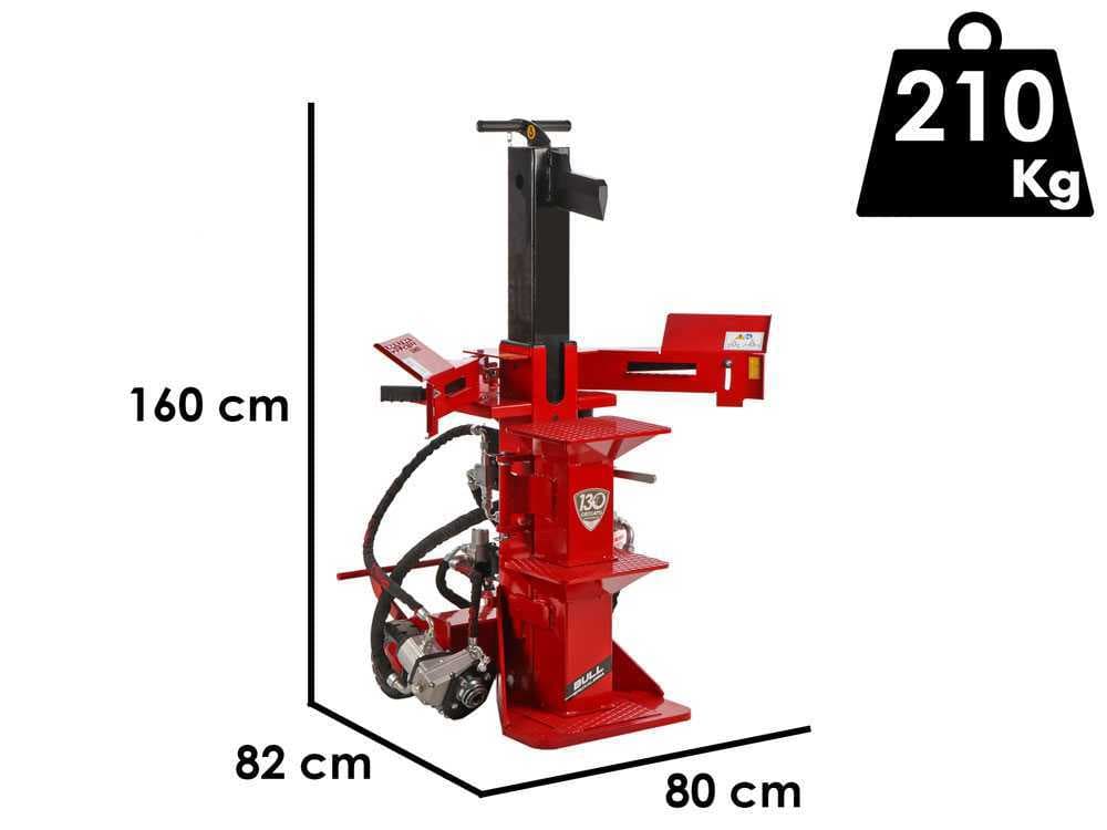 Ceccato BULL SPLET12FDP – Hybrid-Holzspalter – Elektrisch/für Traktor – stehend