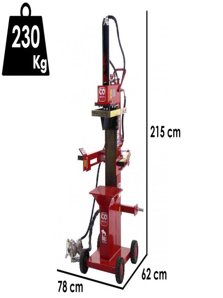 Ceccato BULL SPLT13R4 – Holzspalter für Traktor – stehend – 13 T – Kolbenhub 500 mm
