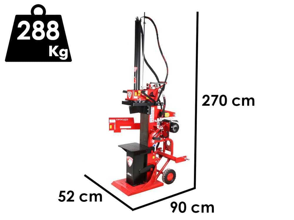 Ceccato olindo SPLE13TLT – elektrischer Holzspalter – stehend – 400V