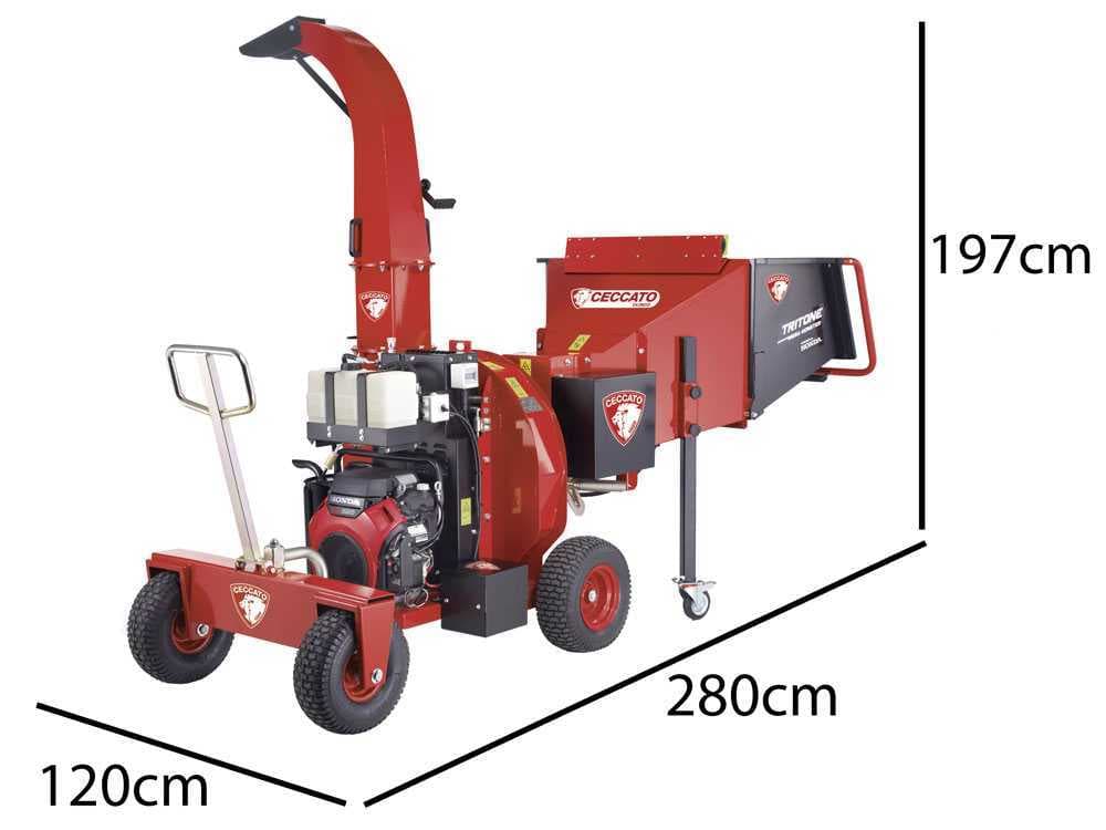 Ceccato Tritone Mega Monster – Profi Häcksler – Honda Motor GX 690