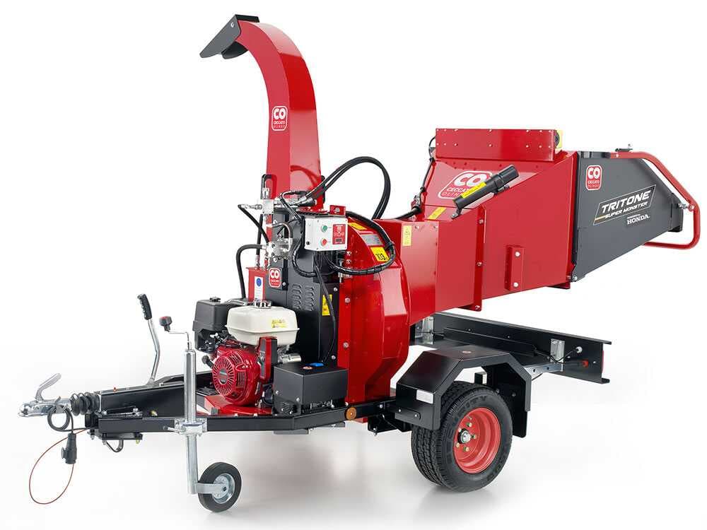 Ceccato Tritone Super Monster – Profi Häcksler auf Wagen – Honda GX 390