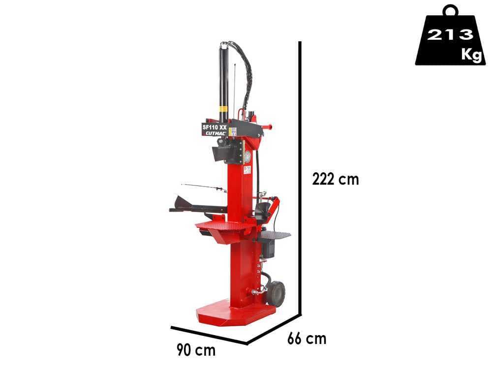 Docma SF110 Rapid 220 XX – Elektrischer Holzspalter – senkrecht