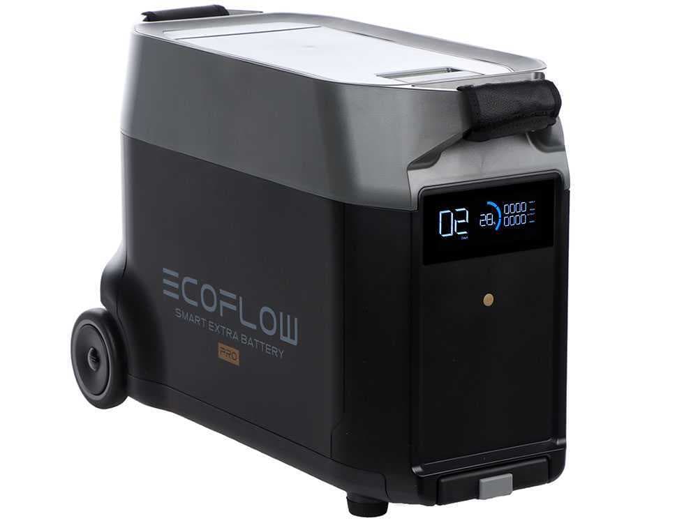 EcoFlow Delta PRO – 3600Wh – Intelligenter Zusatzakku