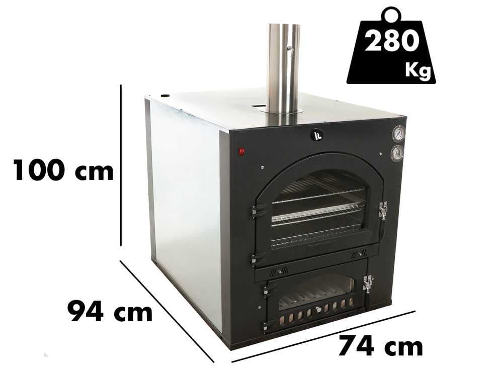 Einbau-Holzbackofen Fontana INC80X45QV