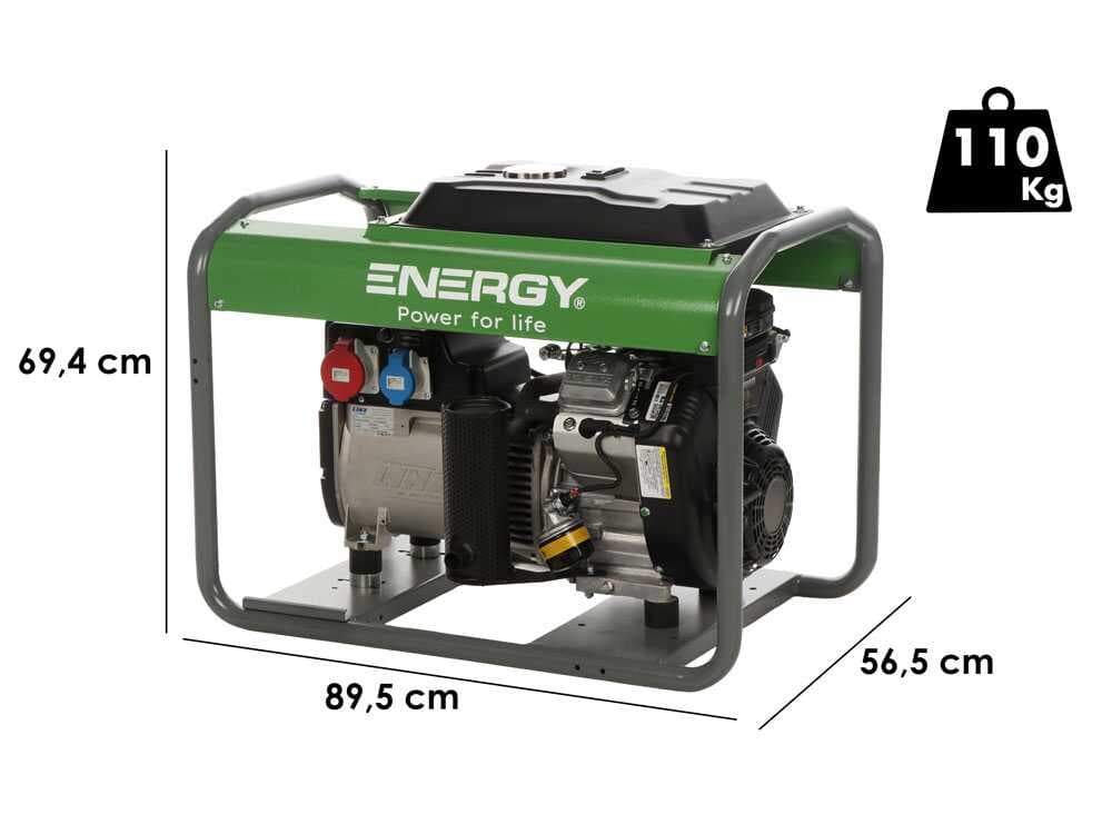 Energy EY-10TB – Benzin-Stromgenerator 8 kW – Dauerleistung 7,2 Dreiphasig