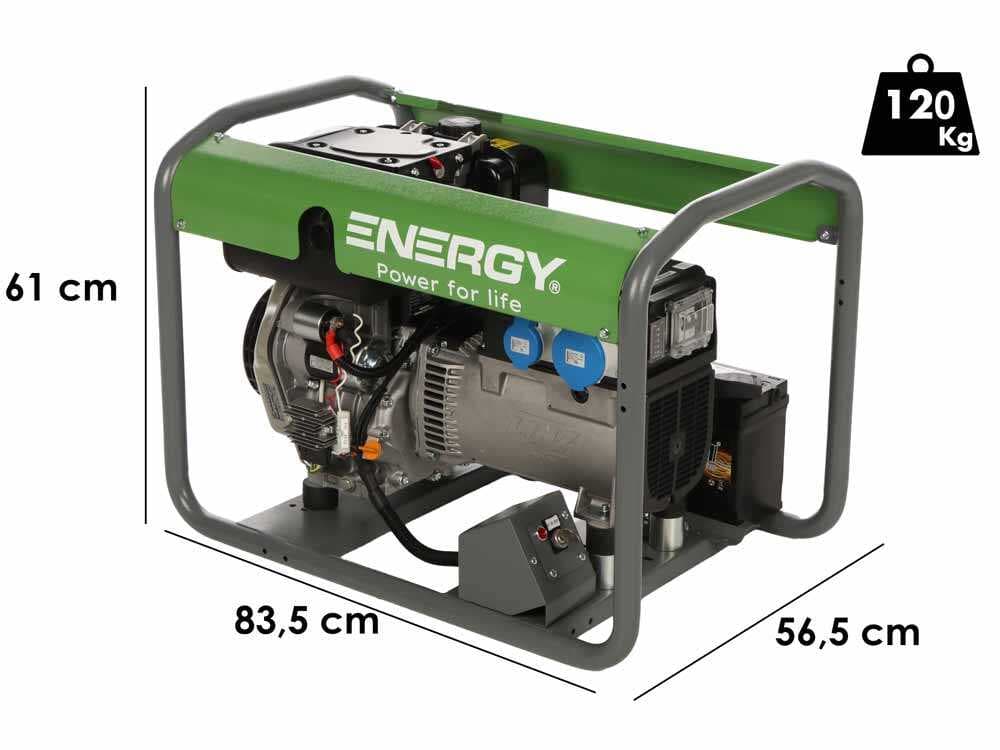 Energy EY-7MDE AVR – Diesel Stromerzeuger mit AVR 5 kW – Dauerleistung 4,5 Einphasig