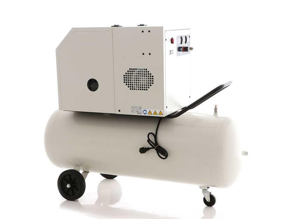 FIAC Silent AB200/360M – Elektro Kompressor auf Wagen – 230V – mit Riemen – 3 PS
