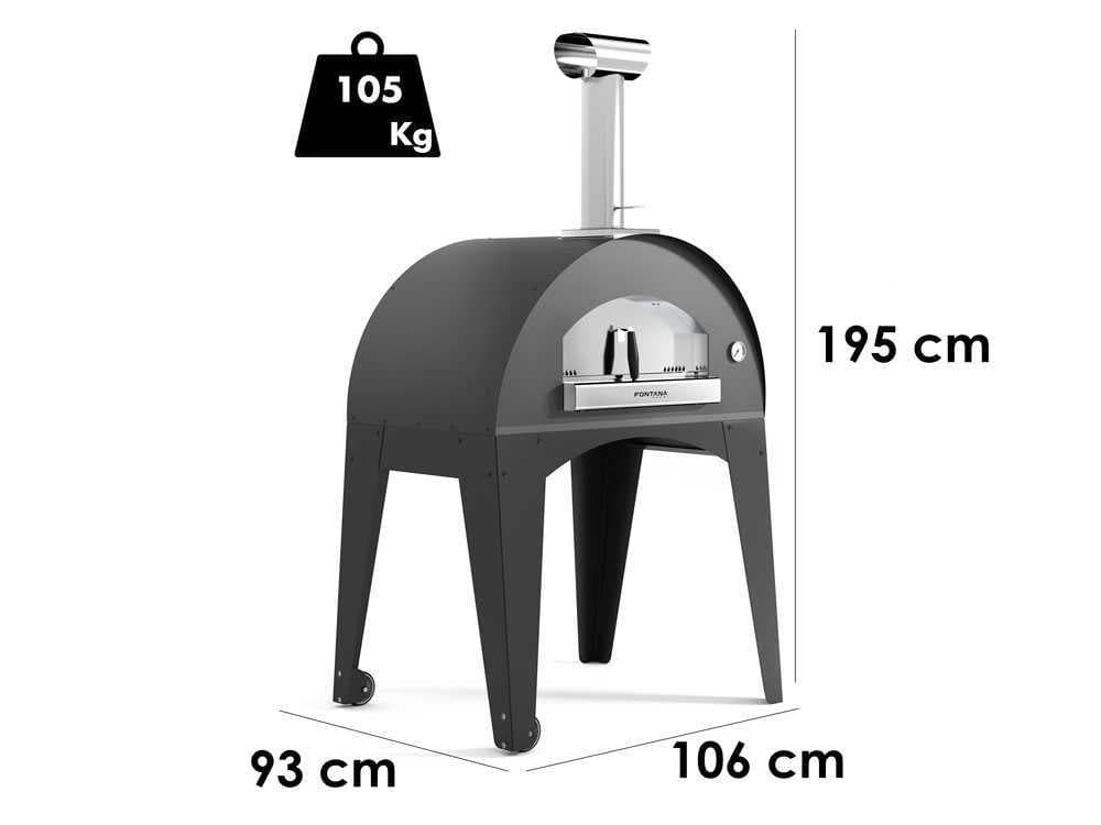 Fontana Amalfi – Holzbackofen für den Außenbereich