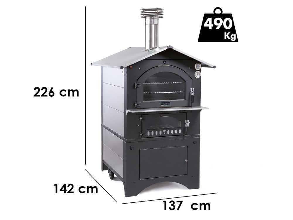 Fontana Gusto – Holzbackofen für den Außenbereich 100X65 cm