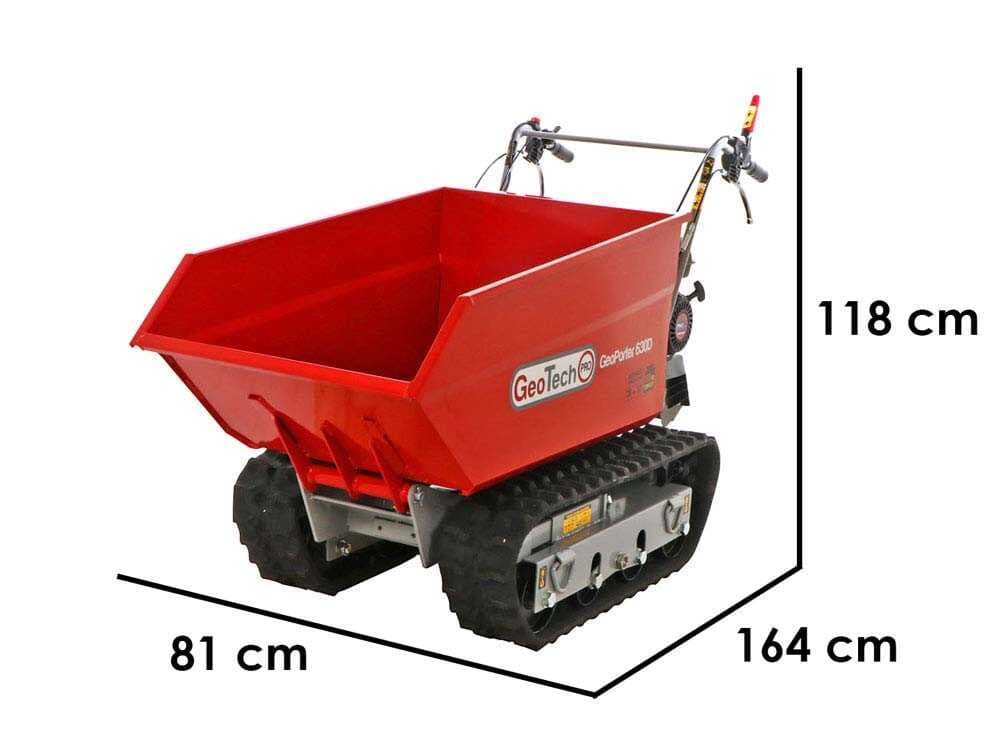 GeotechPro GeoPorter 630D – Raupendumper – Dumper-Mulde 600Kg