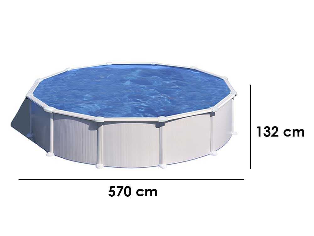 Gre Atlantis rund Ø550 x 132cm – Rundbecken