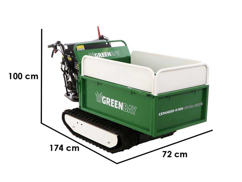 GreenBay EXPANDER-H 500 – Raupendumper – Honda Motor GX270
