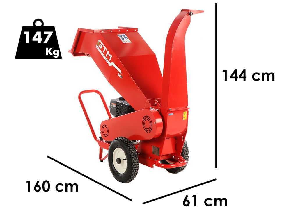 GTM GTS 900 G – Benzin-Häcksler – Loncin G300F Motor