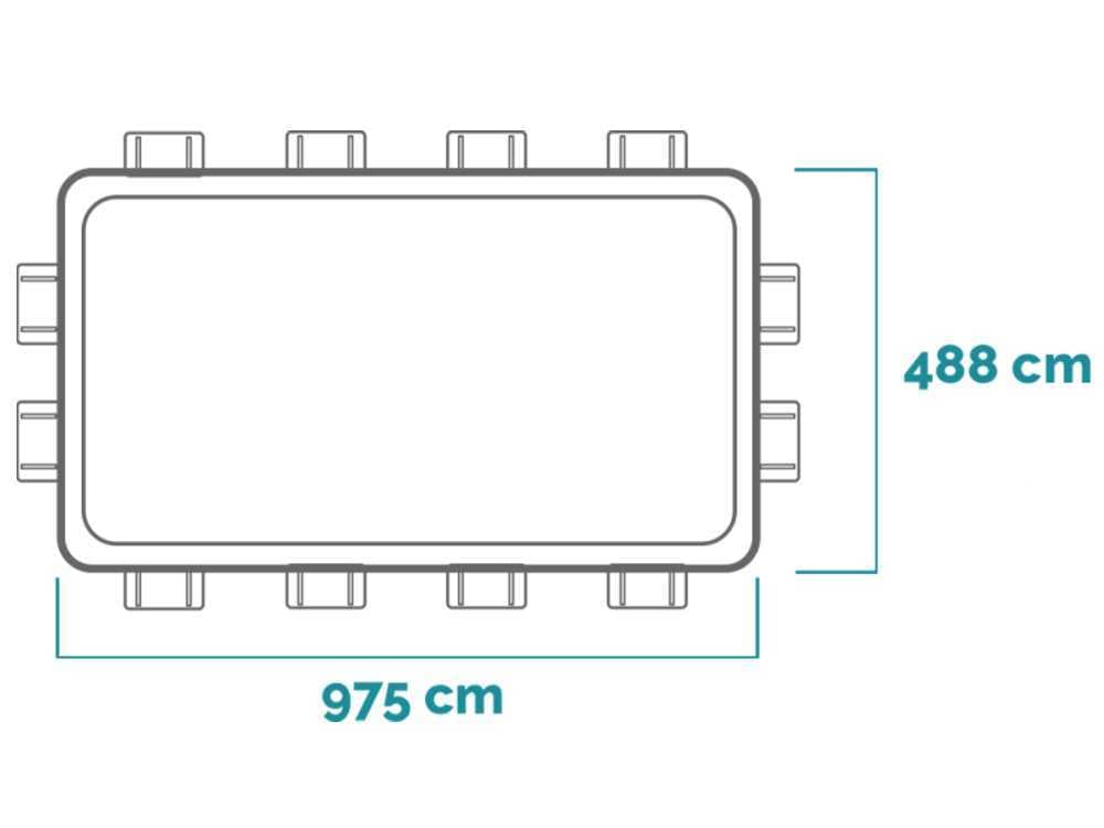 Intex Ultra XTR Frame 26378NP – 975x488x132 cm – Pool + Volleyball- und Reinigungsset