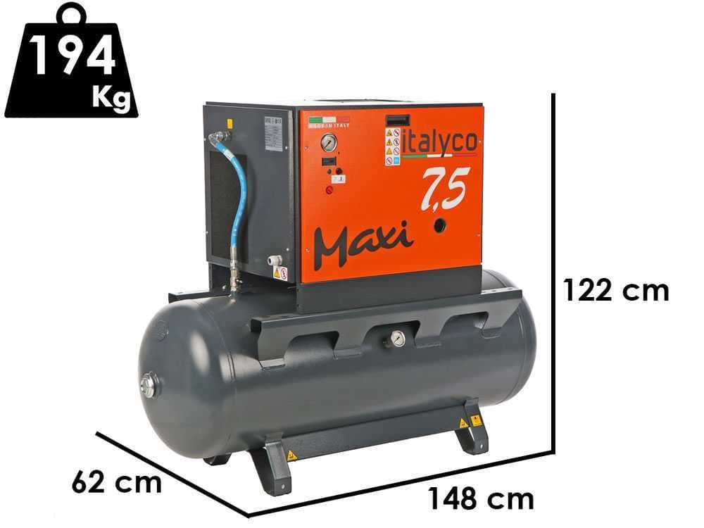 Italyco Maxi 8/270 – Schraubenkompressor – Max. Druck 10 bar