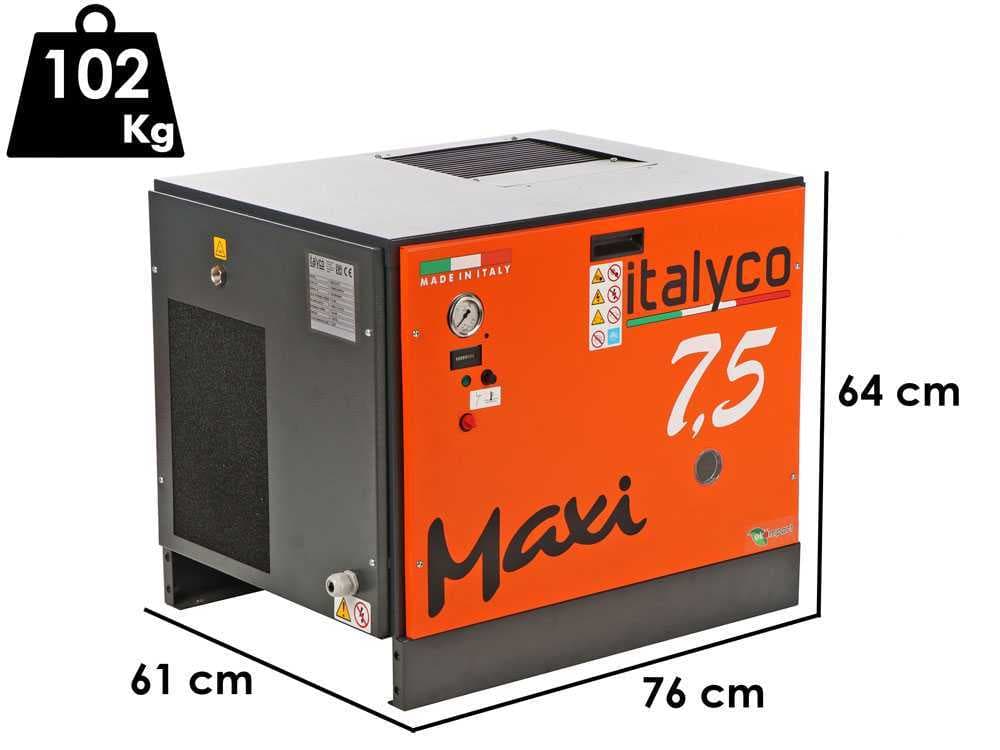 Italyco Maxi 8 – Schraubenkompressor – Max. Druck 10 bar