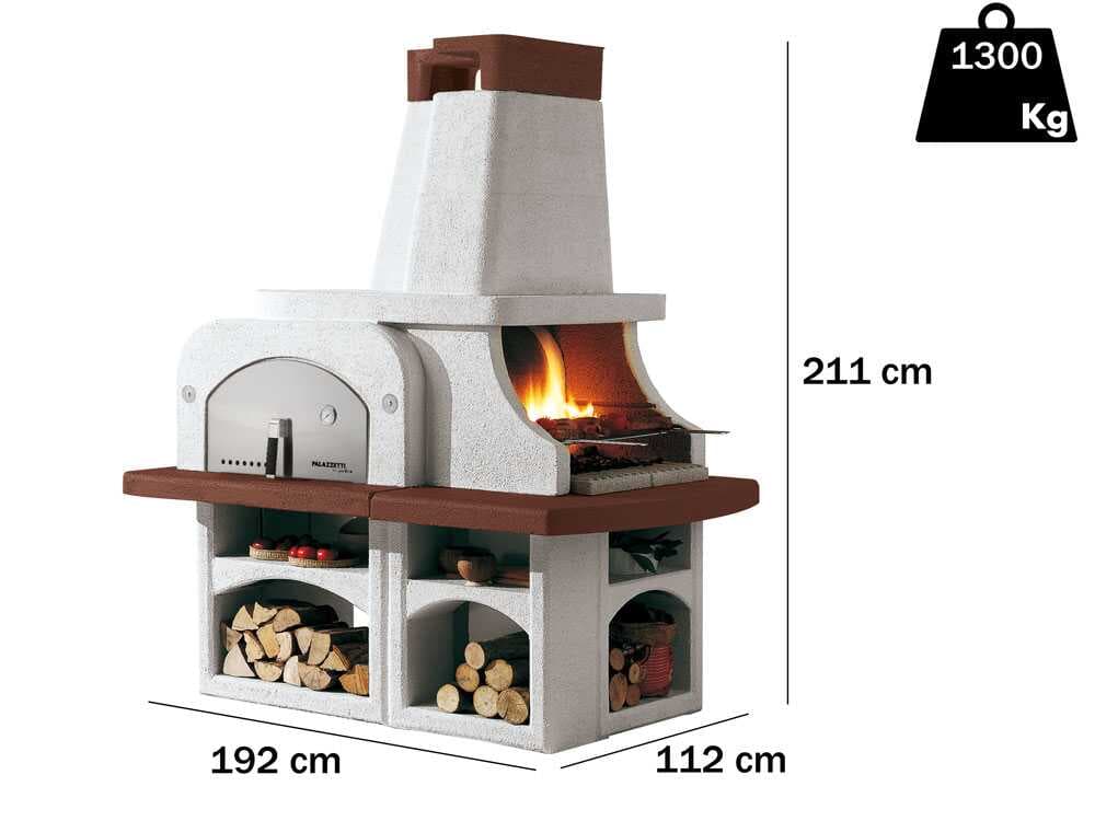 Palazzetti Parenzo – Grillkamin-Holzbackofen