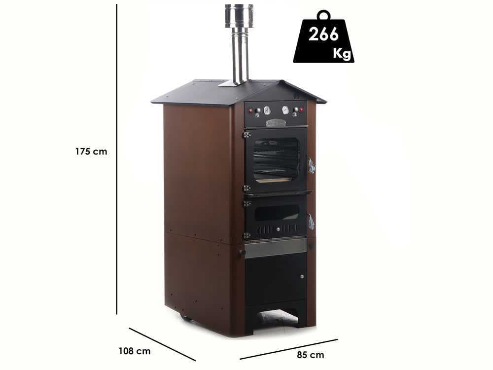 Rossofuoco Raggio 80 – Holzbackofen für den Außenbereich