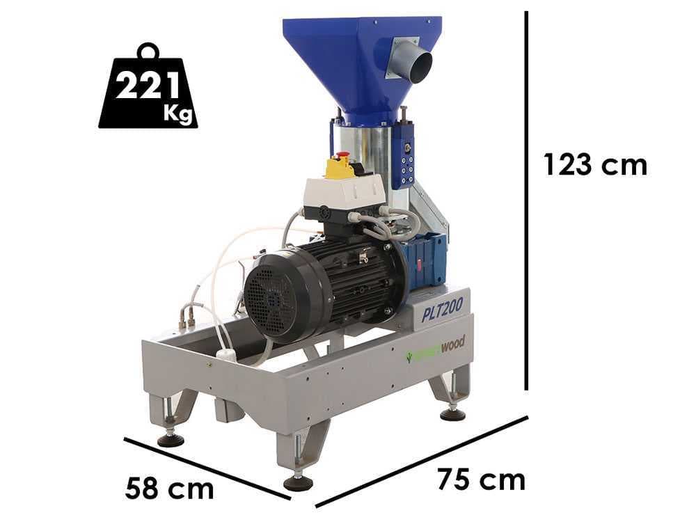 SmartWood PLT-200B – Elektrische Pelletpresse – 400V