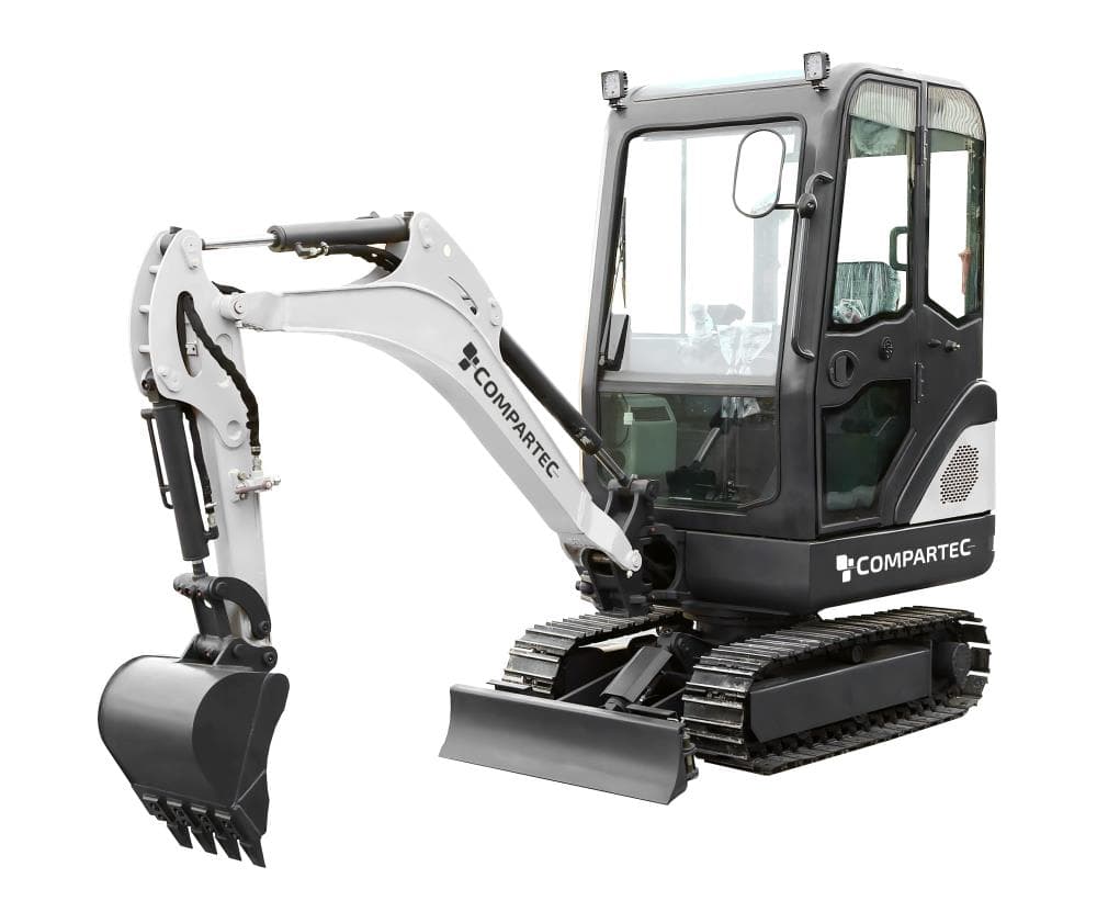 Minibagger „Bobmaster Premium“ – Diesel, 1200 kg mit Knickarm + Joystick-Steuerung-Neu