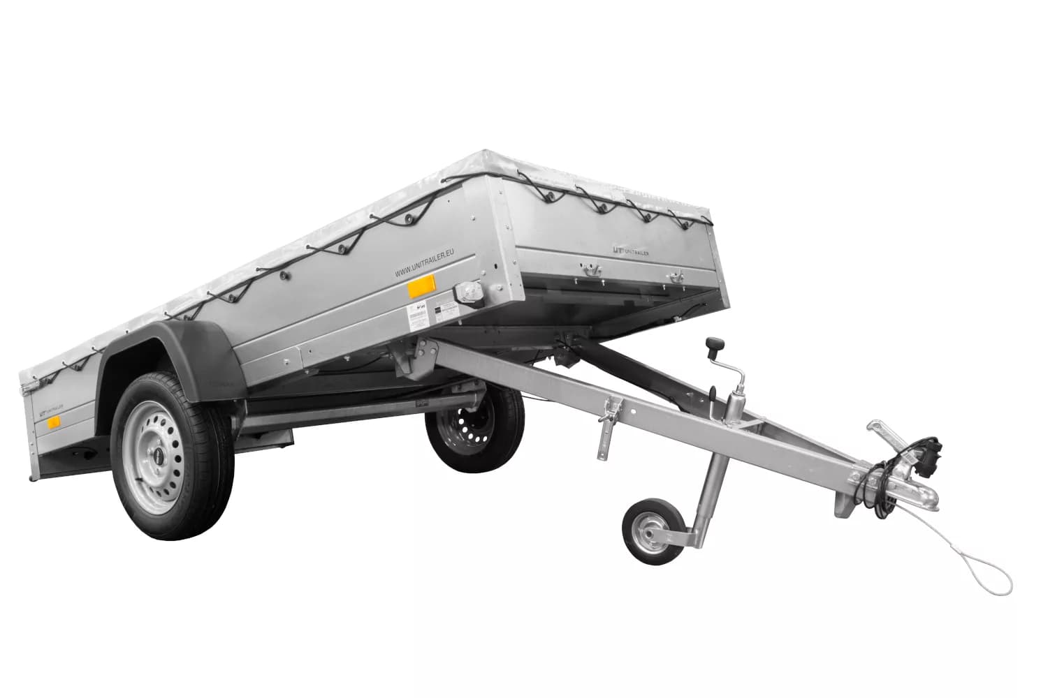 Anhänger mit Flachplane Garden Trailer 264 KIPP inkl. Planenträger-Neu