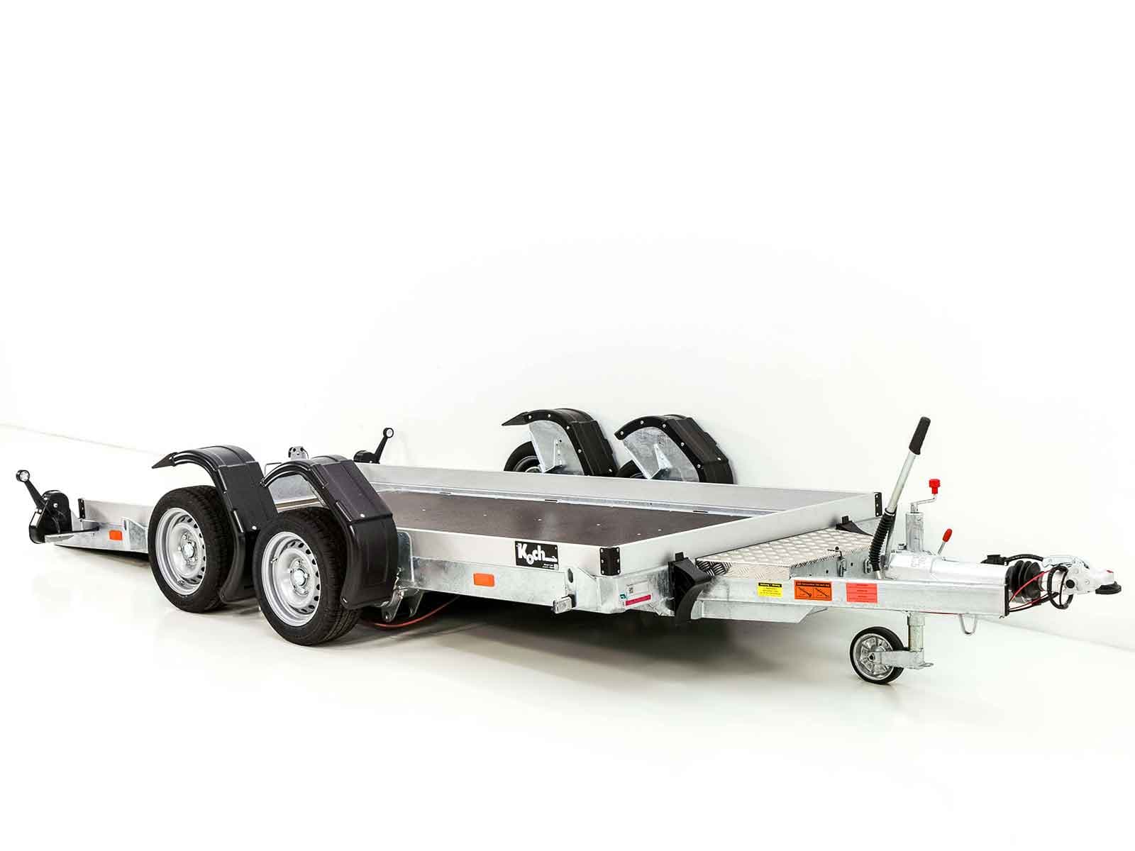Vezeko Absenkanhänger Tandem 162x345cm 3,5t | E-Pumpe-Neu