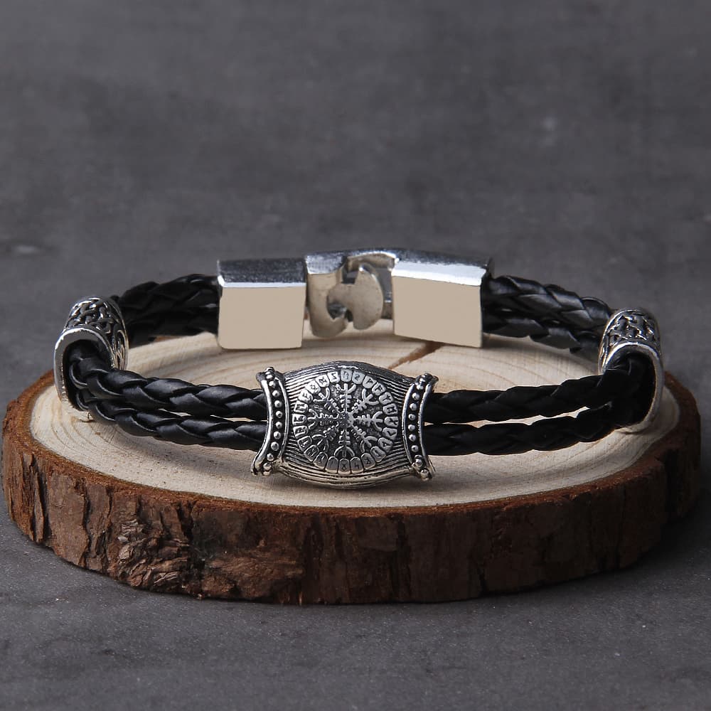 Bracelet viking runique Vegvisir - 20cm