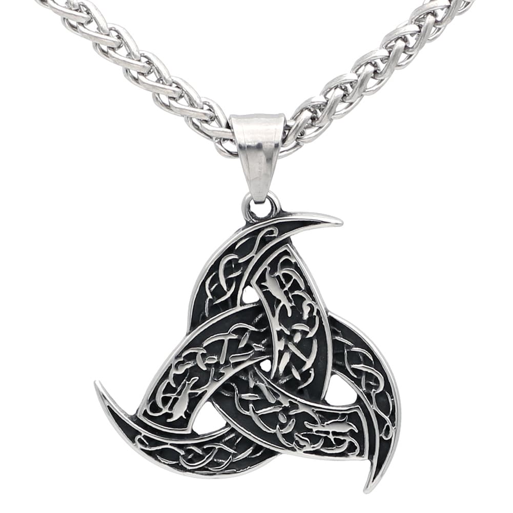 Collier viking Triple corne d'Odin