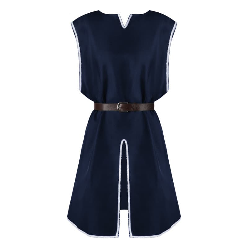 Déguisement viking chemise de chevalier bleu - L