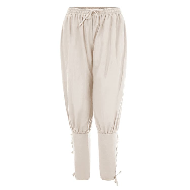 Déguisement viking pantalon Décontracté beige - XXL
