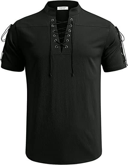 T-shirt Viking à manches courtes noir - S